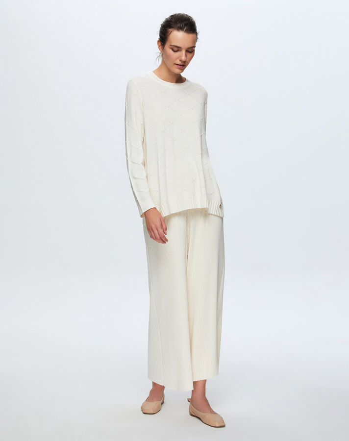 T24K-6005 Kendinden Dokulu Tunik - 15