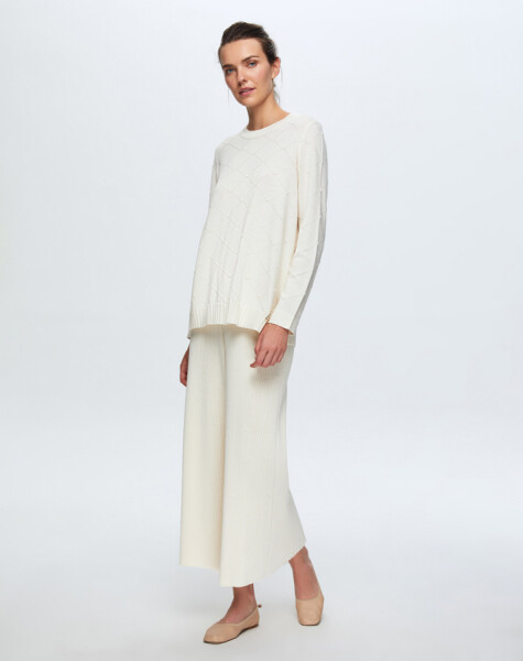 T24K-6005 Kendinden Dokulu Tunik - 16