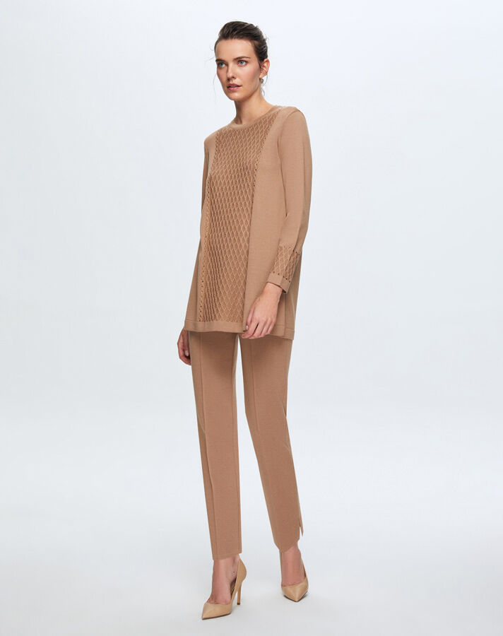 Hair Knitting Stone Tunic - 1