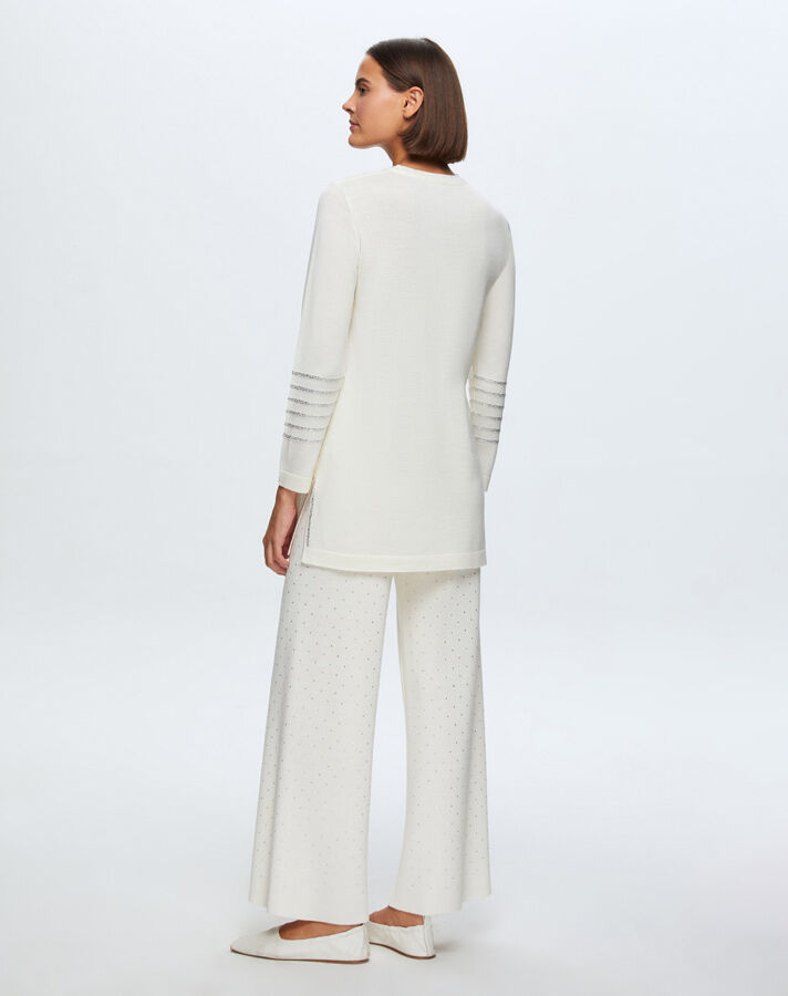 T24K-6008 Kolu Taşlı Tunik - 14