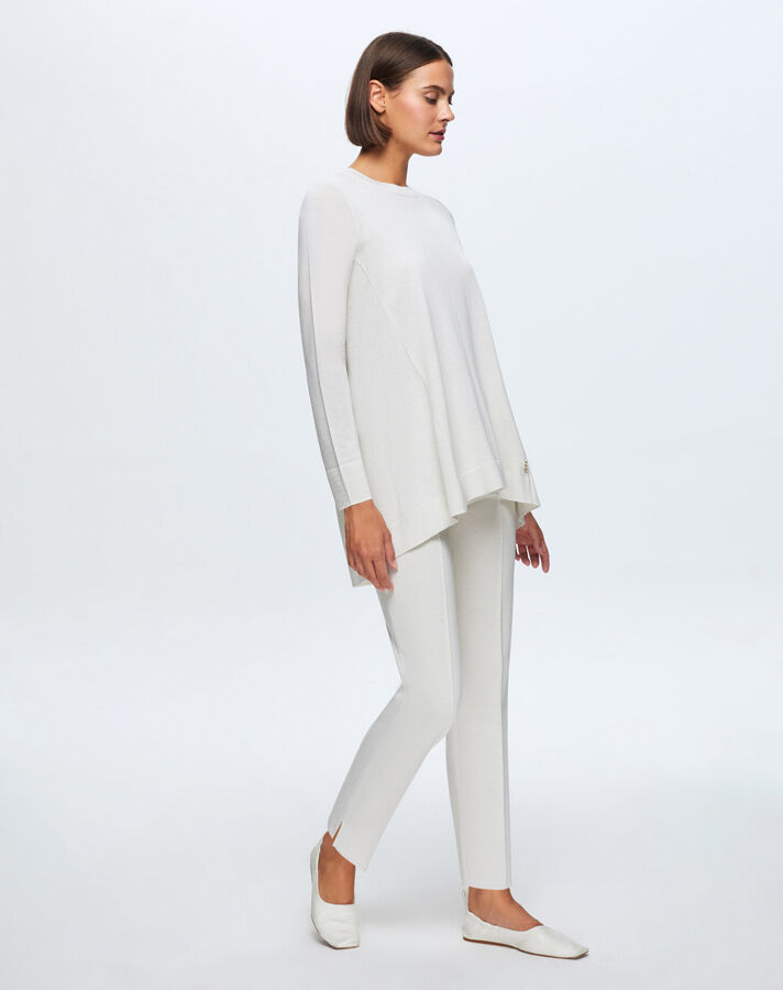 T24K-6010 Arkası Uzun Tunik VOLO-SMOKE - 1