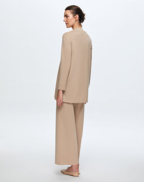 T24K-6011 V Yaka Triko Tunik VOLO-SMOKE - 2