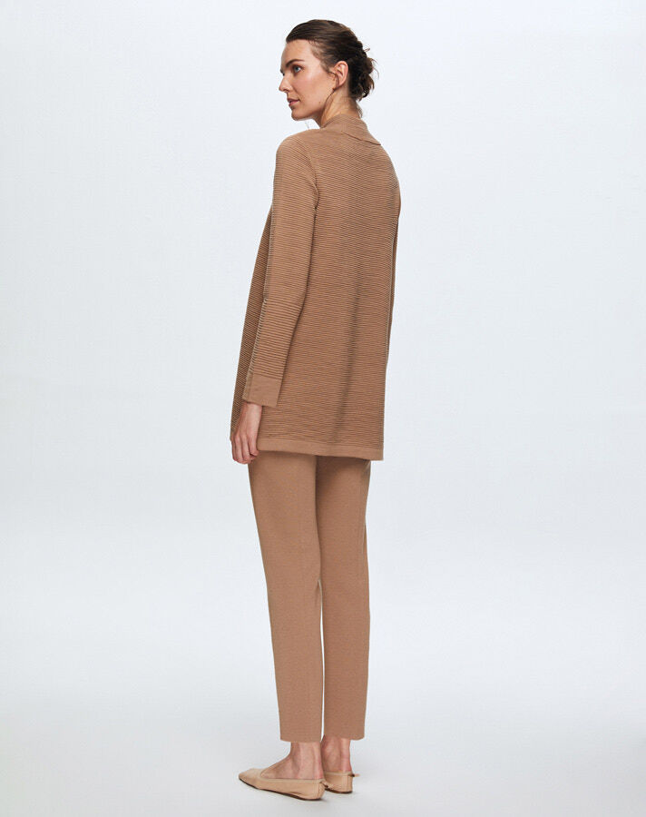 T24K-6013 Yarım Balıkçı Tunik CORO-CAMEL - 2