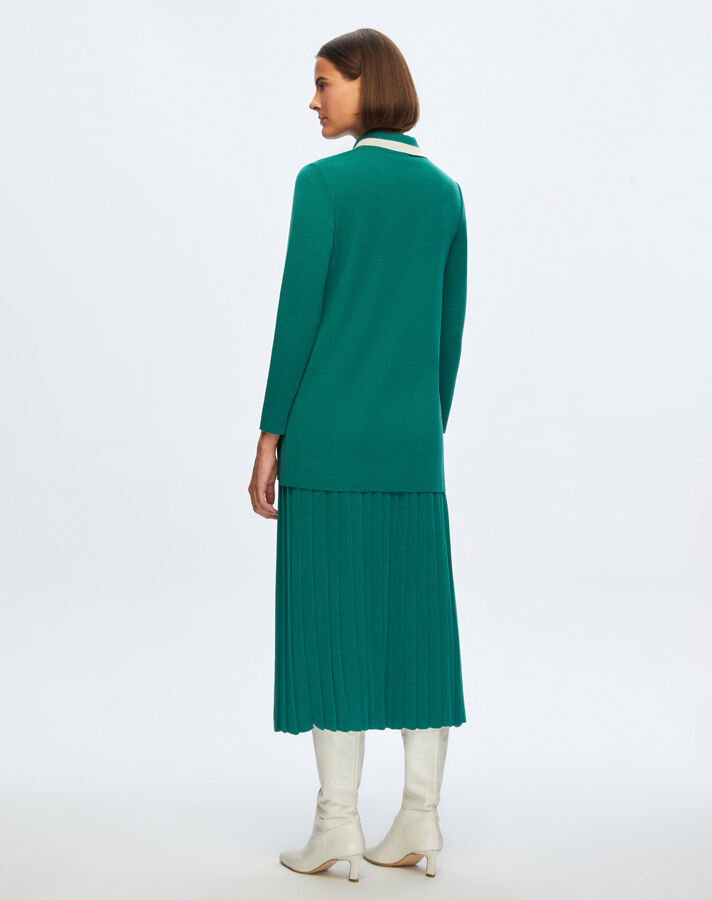 T24K-6021 Erkek Yaka Triko Tunik - 3