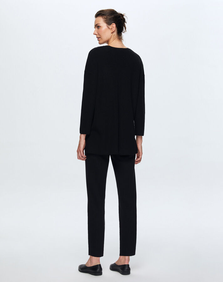 T24K-6024 Önü Taşlı Basic Tunik - 3