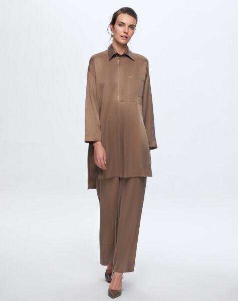 T24K-6029 Tek Cepli Kupro Tunik - 10