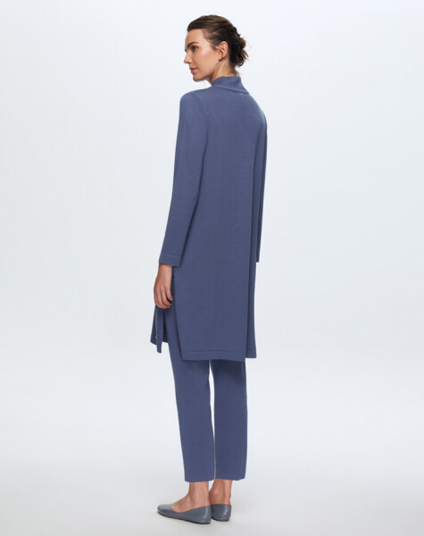 T24K-6031 V Yaka Uzun Triko Tunik - 12