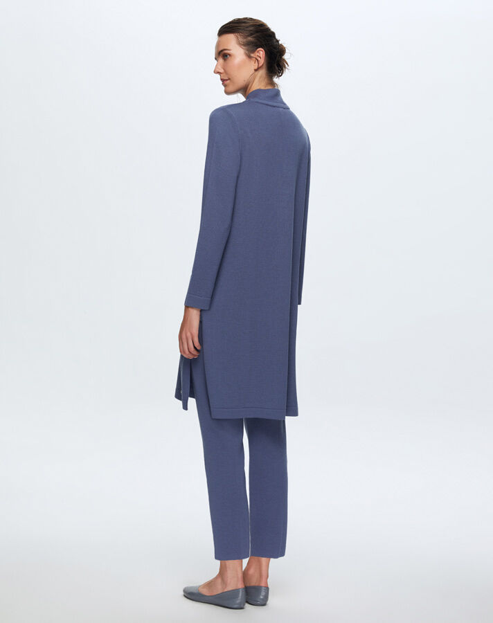 T24K-6031 V Yaka Uzun Triko Tunik - 12