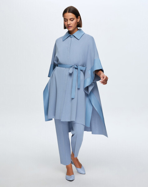 T24K-7000 Dar Paça Triko Pantolon DIDO-BEİGE - 16