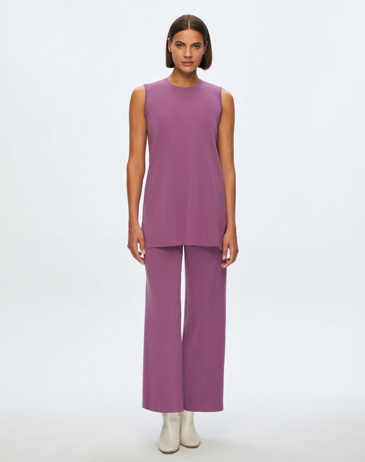 T24K-7001 Bol Paça Triko Pantolon SCOPA-ORCHİDE - 1