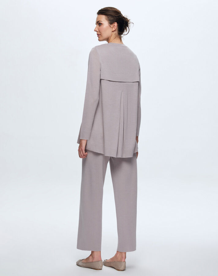 T24K-7001 Bol Paça Triko Pantolon TERRA-MİLKY - 2