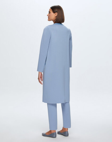 T24K-8009 Cep Detaylı Derili Triko Kap OVALE-BLUE - 3