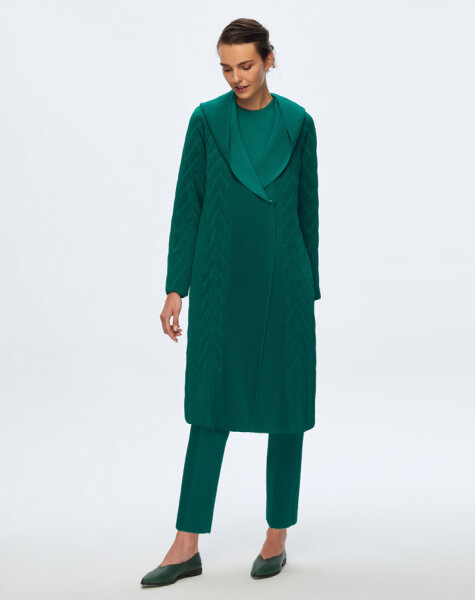 T24K-8023 Kapişonlu Kapitone Kap IMOLA-EMERLAND 