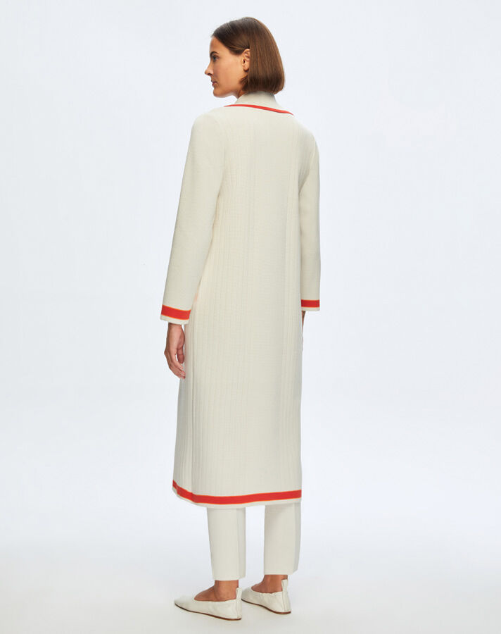 T24K-9001 Erkek Yaka Düz Renk Hırka VOLO-SMOKE - 3