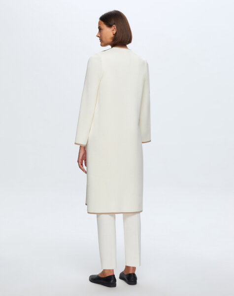 T24K-9002 Temiz Kesim Triko Hırka FEDE-ECRU - 3