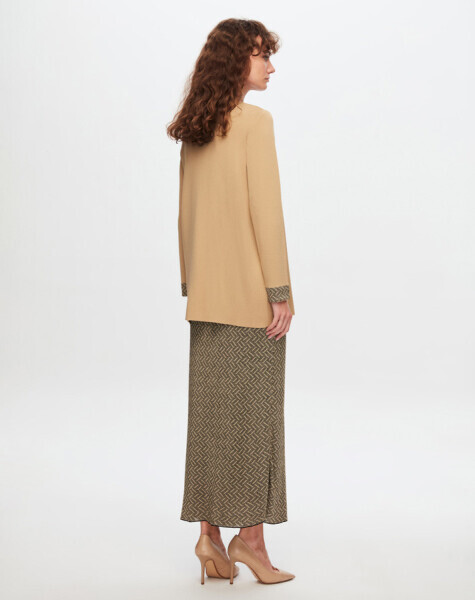 T24Y-0002 Motif Detaylı Elegant Takım 1241-CRAFT - 2