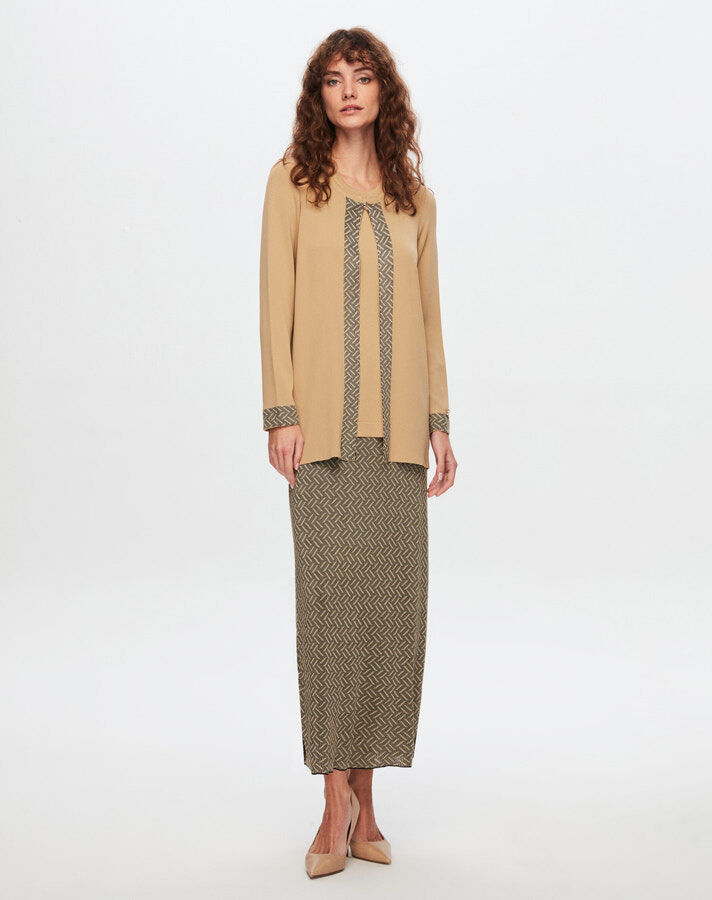 T24Y-0002 Motif Detaylı Elegant Takım - 2