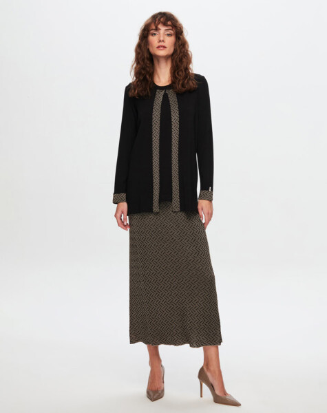 T24Y-0002 Motif Detaylı Elegant Takım - 13