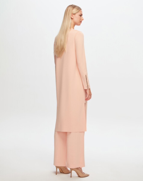 Zippered Long Vest - 8