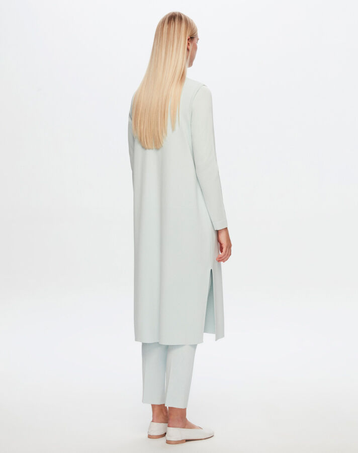 Zippered Long Vest - 6