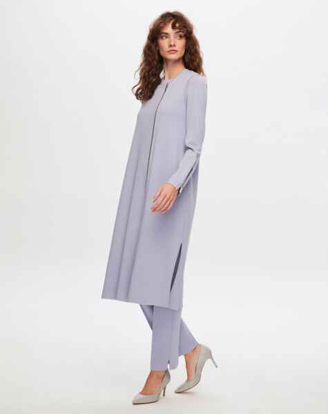 Zippered Long Vest - 18