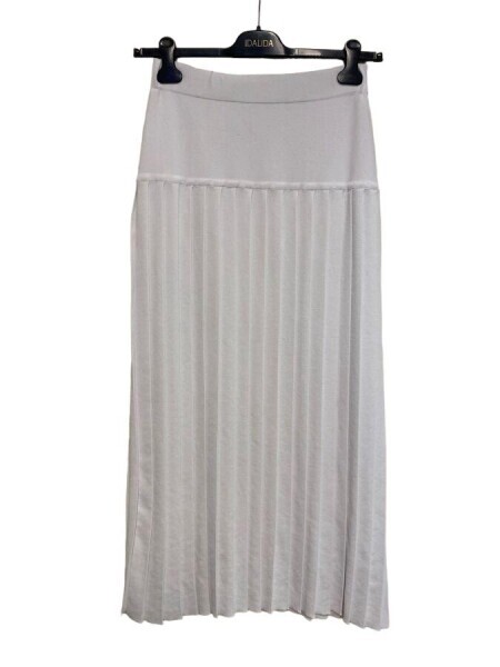 T24Y-2000 Trıko Pilise Etek 1179-GREY - 18