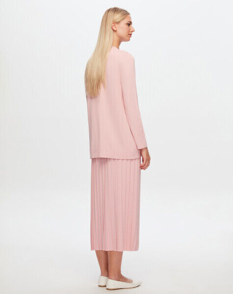 T24Y-2000 Trıko Pilise Etek 1481-PİNK - 3