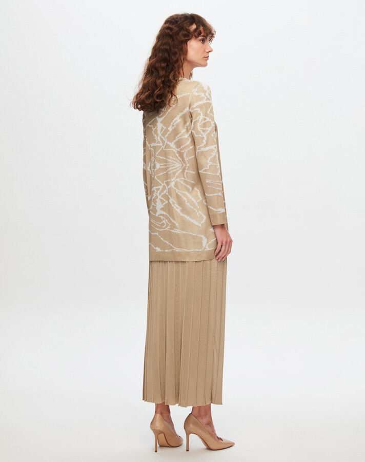 T24Y-2006 Shiny Thread Pleat Skirt - 6