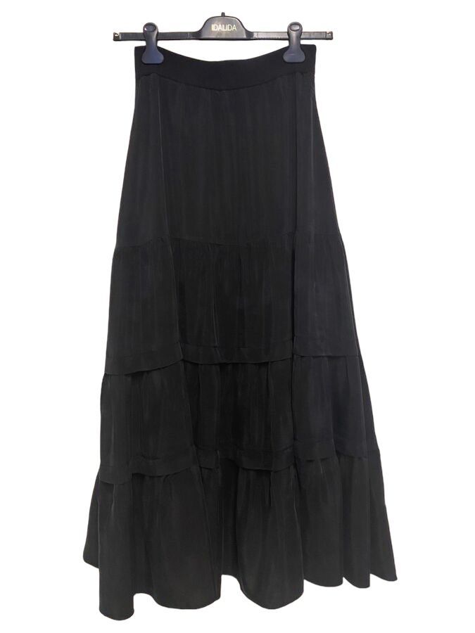 T24Y-2010 Cupro Ruffle Skirt - 16