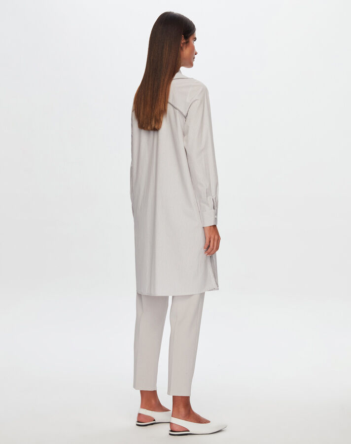 T24Y-3003 Triko Garnili Rahat Kesim Gömlek - 14