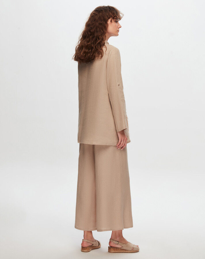 T24Y-3005 Tasseled Linen Shirt - 12