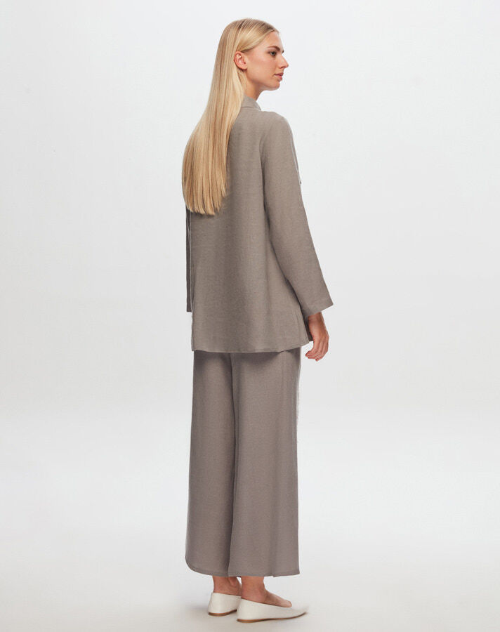 T24Y-3005 Tasseled Linen Shirt - 19
