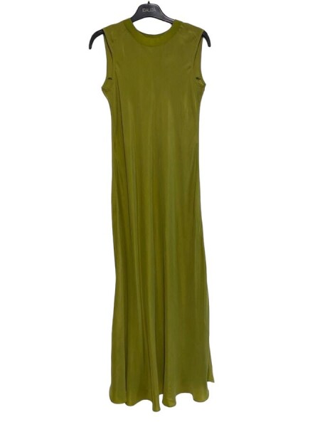 T24Y-4007 Sleeveless Flared Cupro Dress - 25