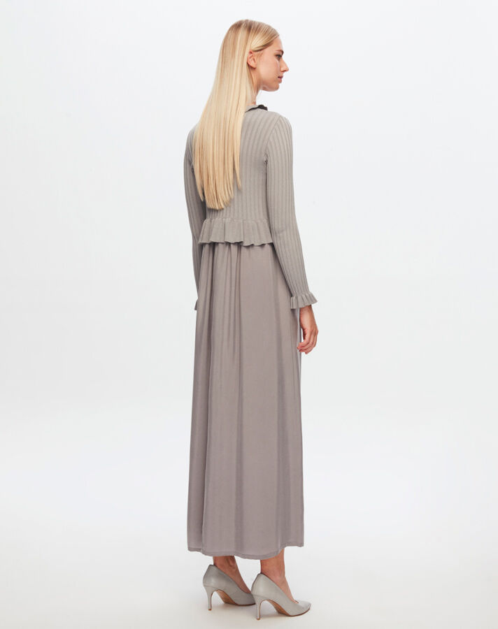 T24Y-4014 Ruffled Knitted Dress - 17