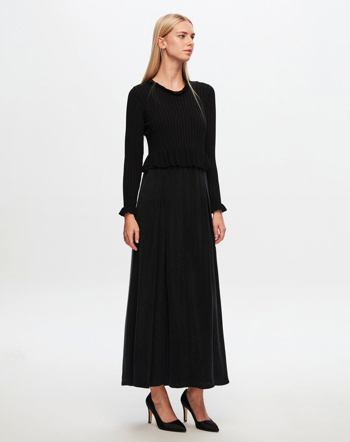 T24Y-4014 Ruffled Knitted Dress - 19
