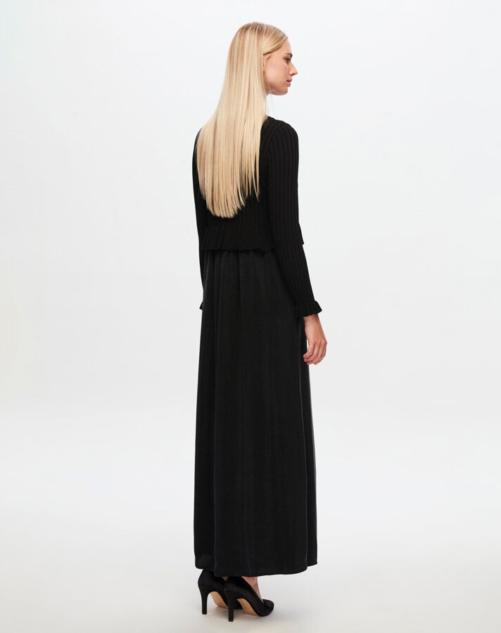 T24Y-4014 Ruffled Knitted Dress - 20
