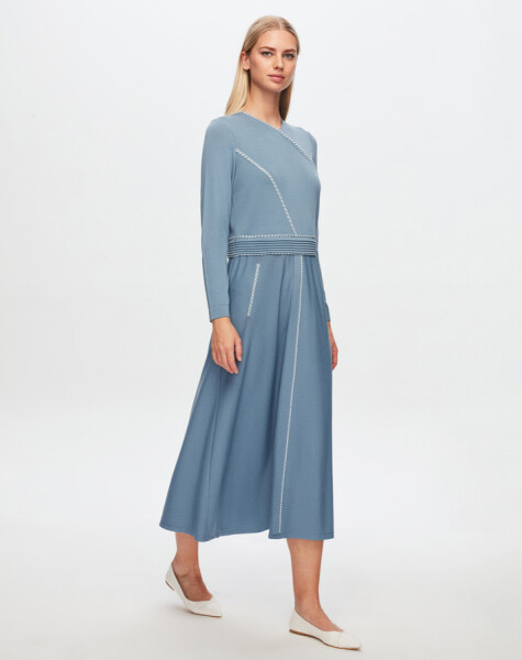 T24Y-4021 Waist Detailed Dress - 5