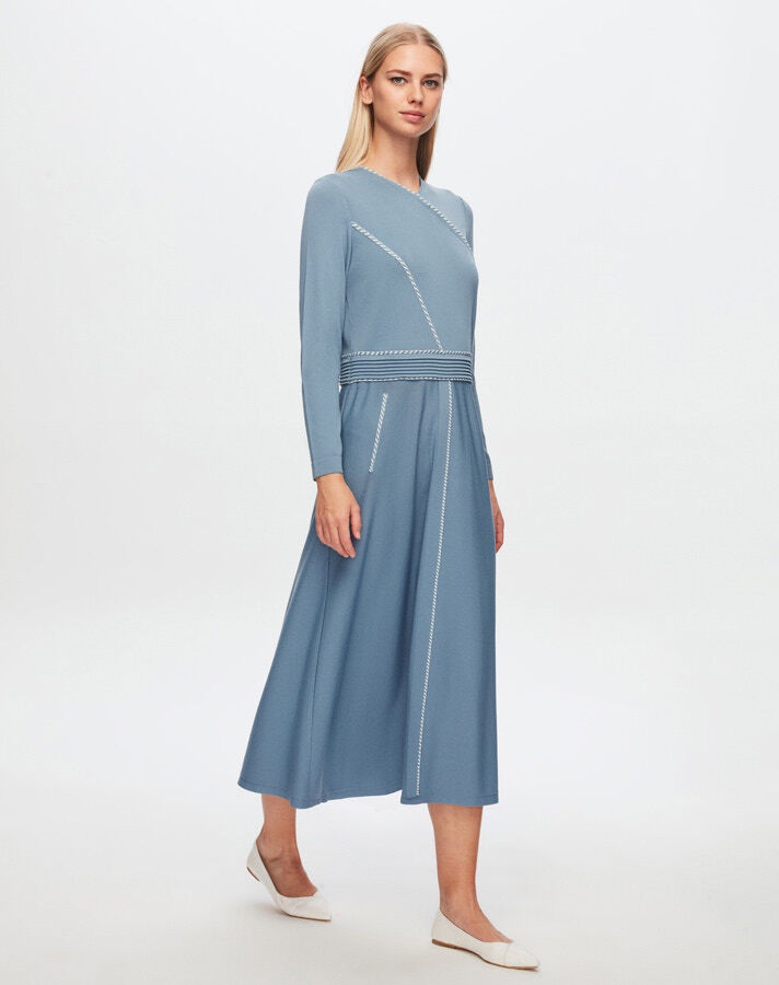 T24Y-4021 Waist Detailed Dress - 5
