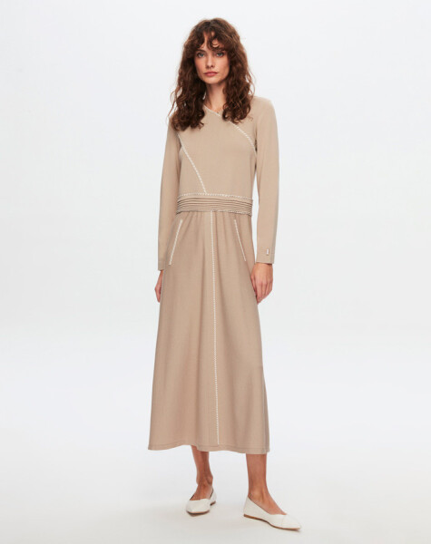 T24Y-4021 Waist Detailed Dress - 2