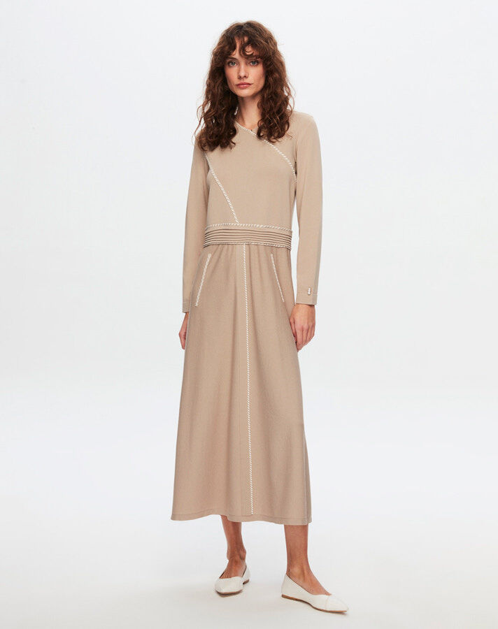 T24Y-4021 Waist Detailed Dress - 2