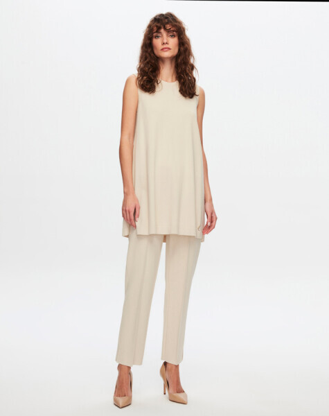 T24Y-6000 Basic Kolsuz Triko Tunik 002-MİNK - 16