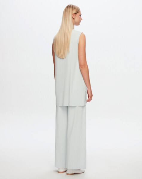 T24Y-6000 Basic Kolsuz Triko Tunik 1345-VANİLLA - 6