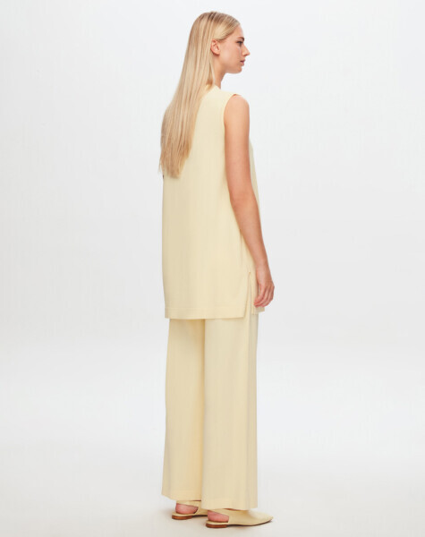 T24Y-6000 Basic Kolsuz Triko Tunik 1345-VANİLLA - 2
