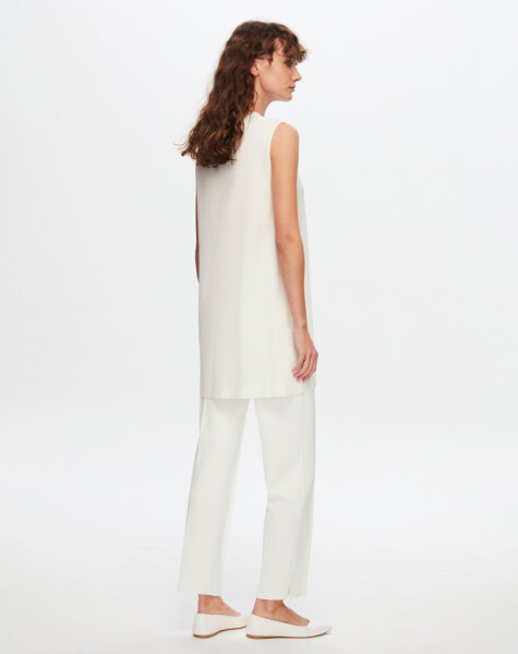 T24Y-6000 Basic Sleeveless Knitwear Tunic - 4