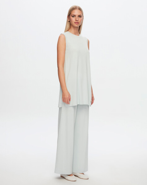 T24Y-6000 Basic Sleeveless Knitwear Tunic - 5