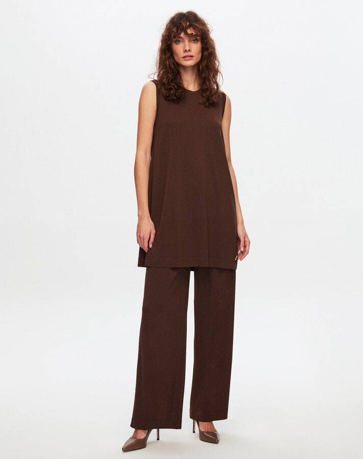 T24Y-6000 Basic Sleeveless Knitwear Tunic - 9