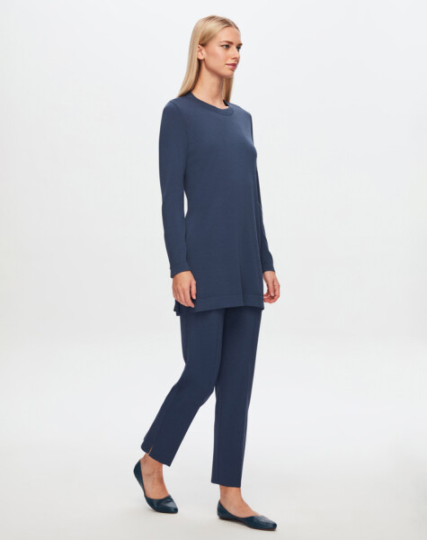 T24Y-6001 Basic Long Sleeve Knitwear Tunic - 30