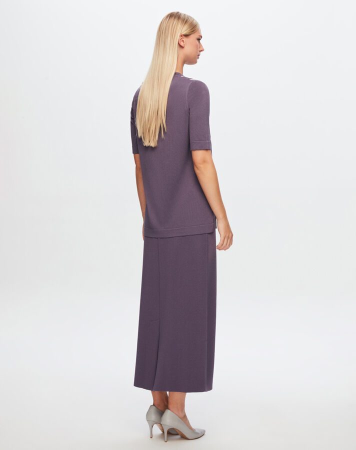 T24Y-6003 Pocket Flap Line Detailed Short Sleeve Tunic - 5