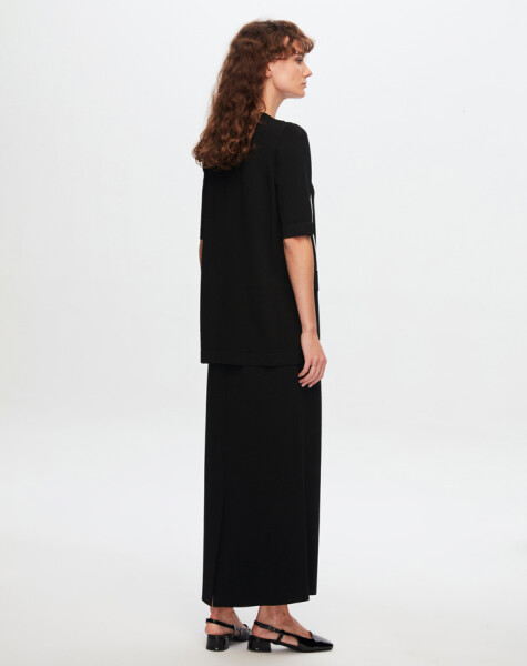 T24Y-6003 Pocket Flap Line Detailed Short Sleeve Tunic - 7