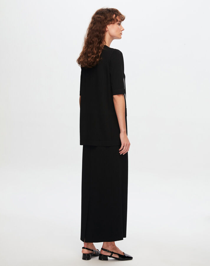 T24Y-6003 Pocket Flap Line Detailed Short Sleeve Tunic - 7